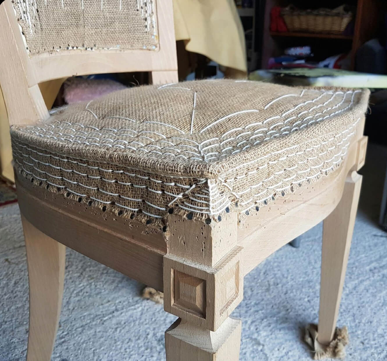Texture toile nautique